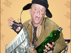 zwerver met bar